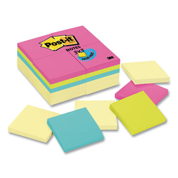 Post-it® Notes Original Pads Value Pack, 3 X 3, Canary Yellow-poptimistic Collection Colors, 100 Notes-pad, 24 Pads-pack freeshipping - TVN Wholesale